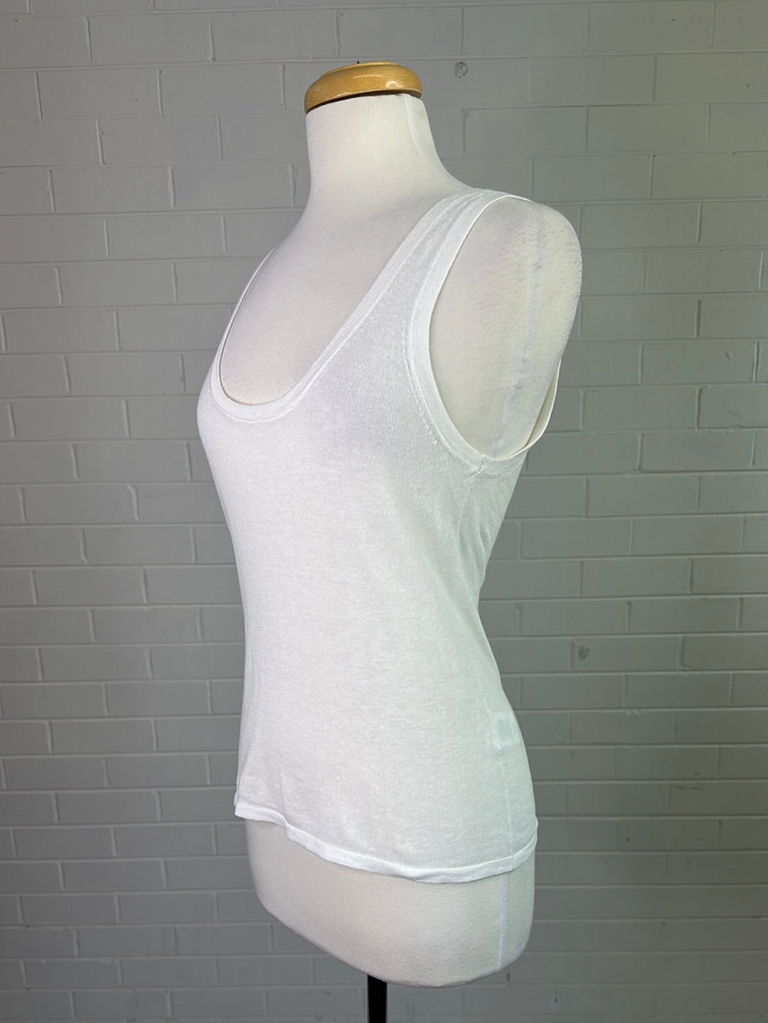 Bec + Bridge | top | size 8 | sleeveless | linen cotton blend