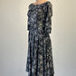 No label | vintage 60's | dress | size 10 | midi length