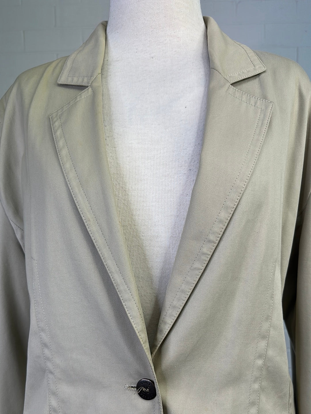 Louis Féraud | Paris | vintage 80's | jacket | size 12 | single breasted | 100% cotton