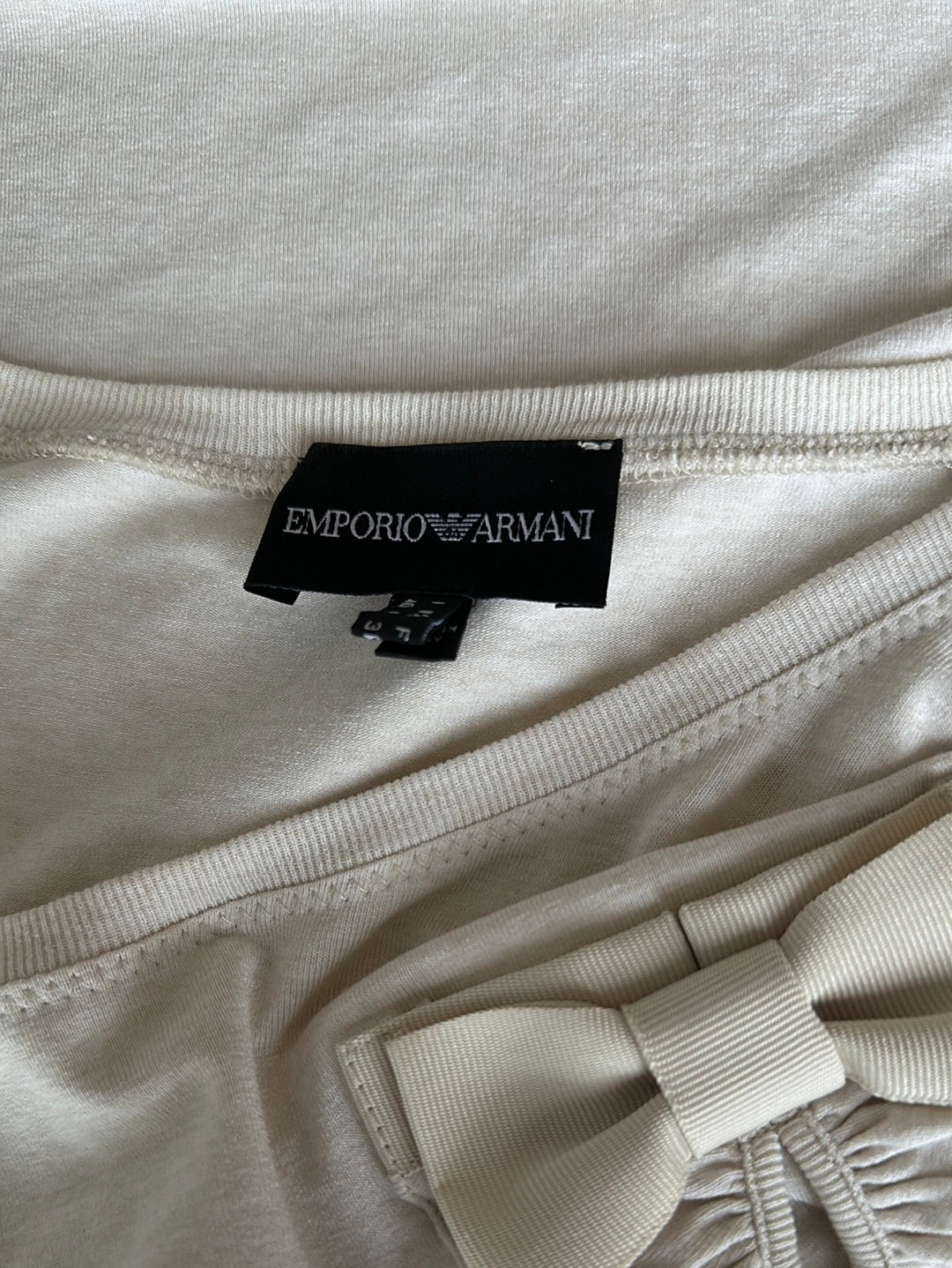 EMPORIO ARMANI | Italy | top | size 10 | cap sleeve | made in Italy