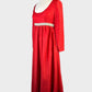 No label | vintage 60's | gown | size 8 | maxi length