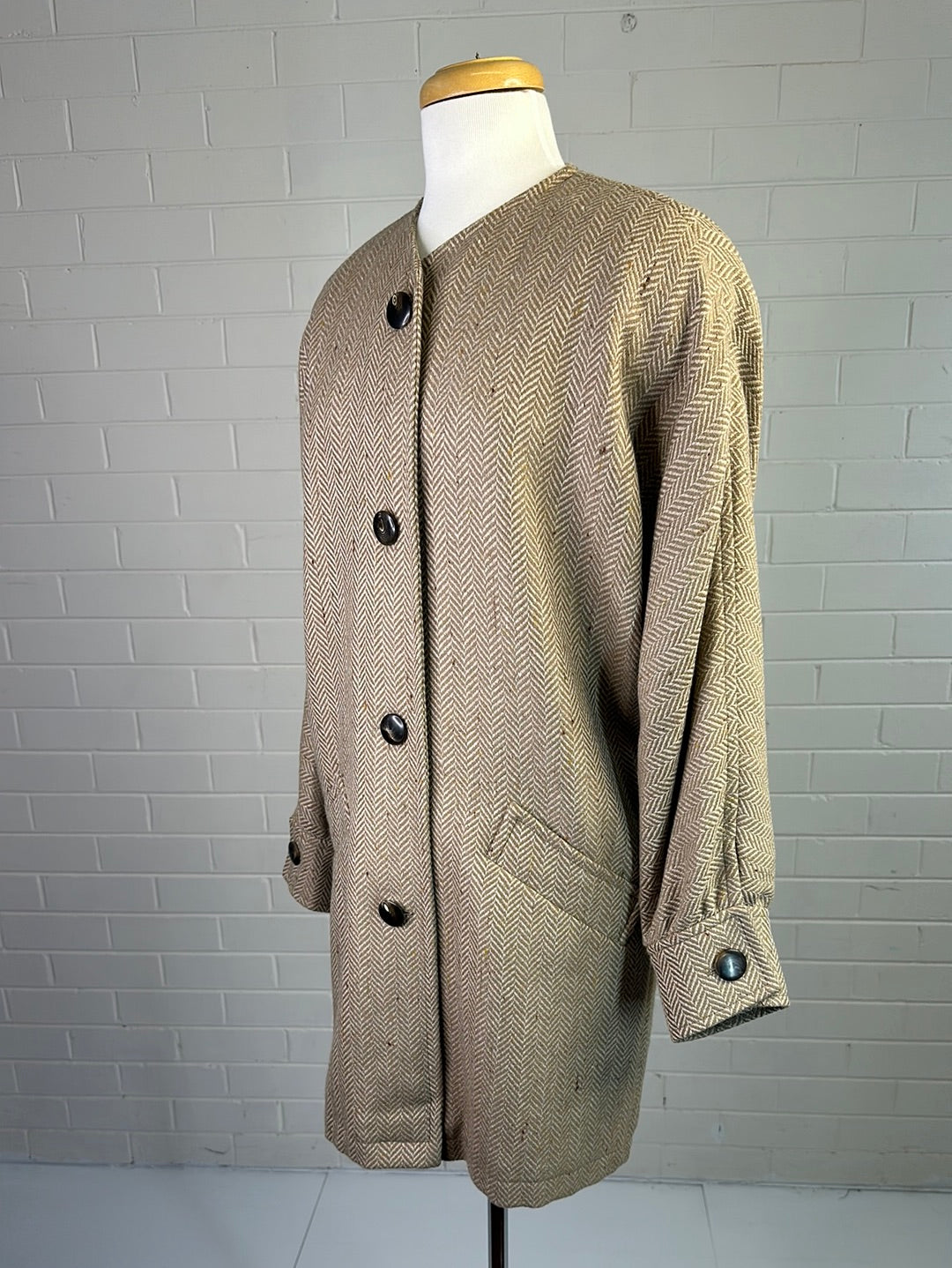 Simona | vintage 80's | coat | size 10 | single breasted