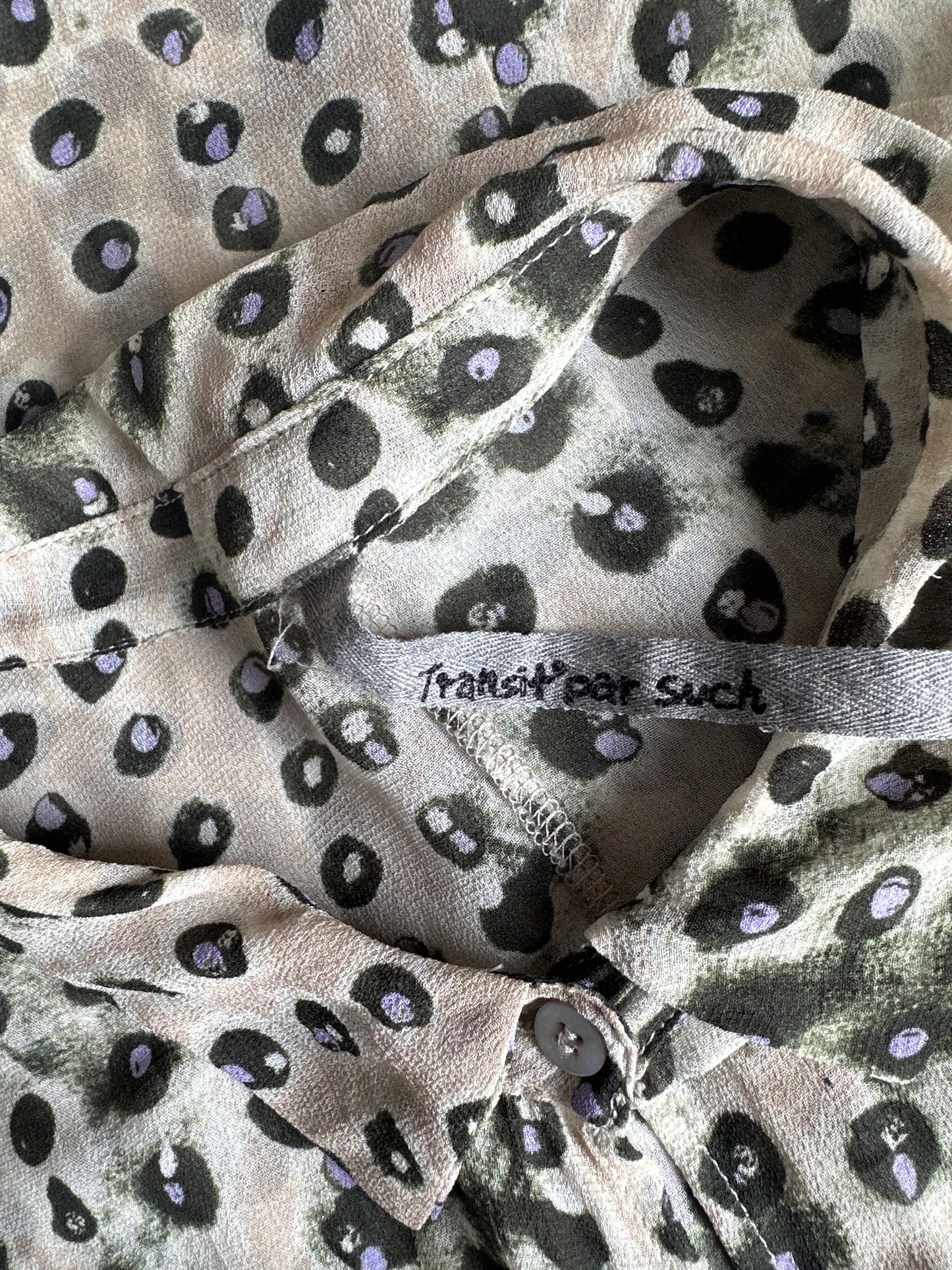 Transit Par Such | Italy | top | size 10 | cap sleeve | made in Italy