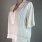 Country Road | shirt | size 14 | elbow length sleeve | 100% organic linen