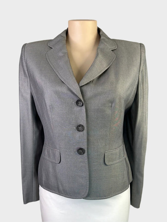 Escada | Munich | jacket | size 14 | single breasted | wool silk blend