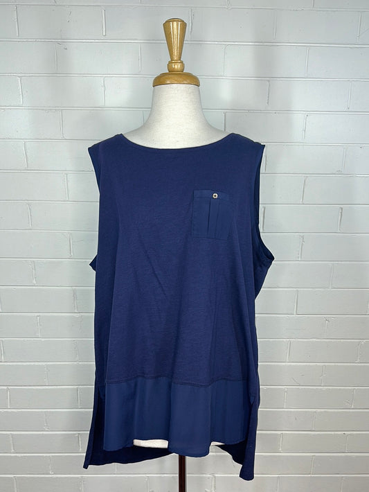 Tommy Hilfiger | top | size 18 | sleeveless | 100% cotton | new with tags