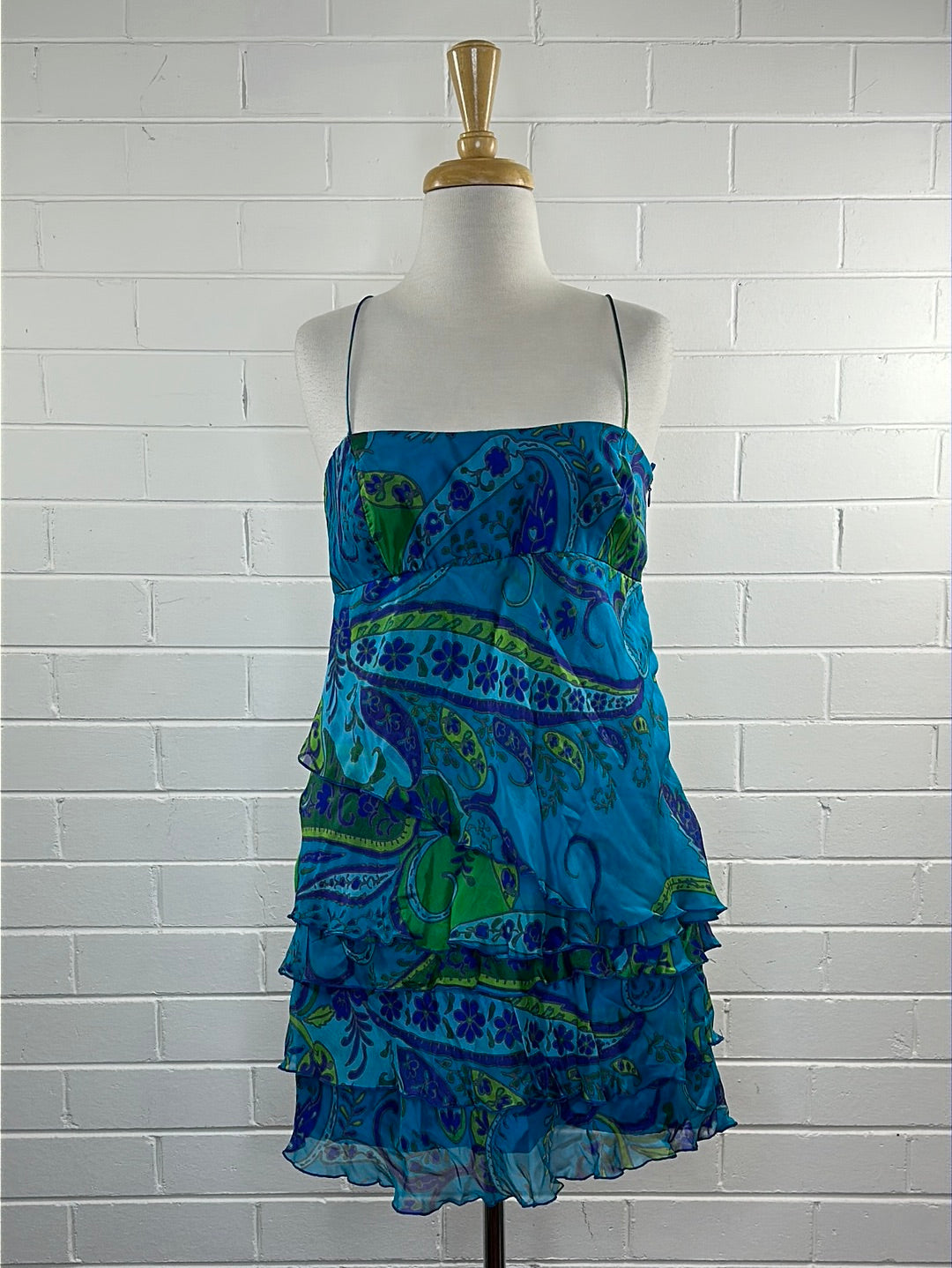 ZARA | dress | size 10 | knee length | 100% silk