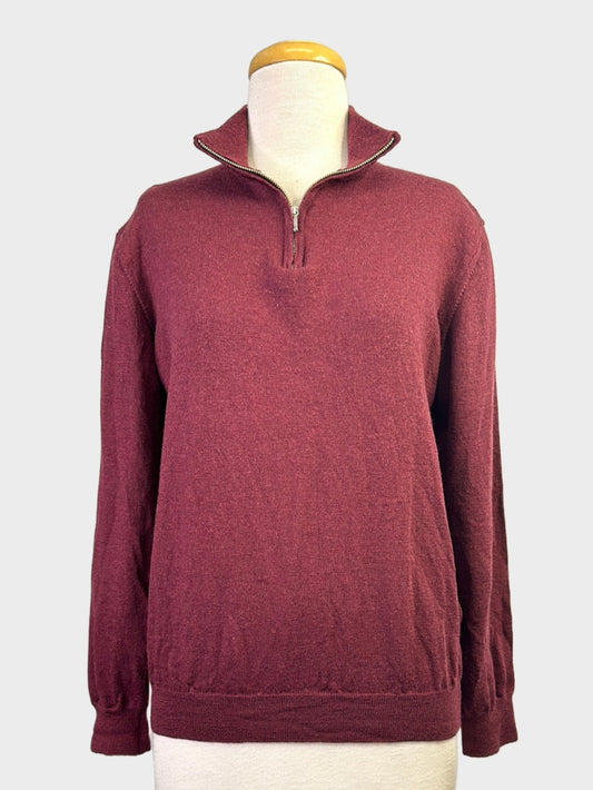 Hugo Boss | Germany | sweater | size 12 | collared | 100% wool