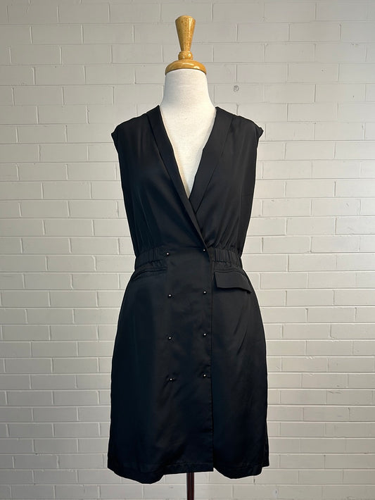 Thurley | dress | size 12 | knee length | 100% silk | made in Australia