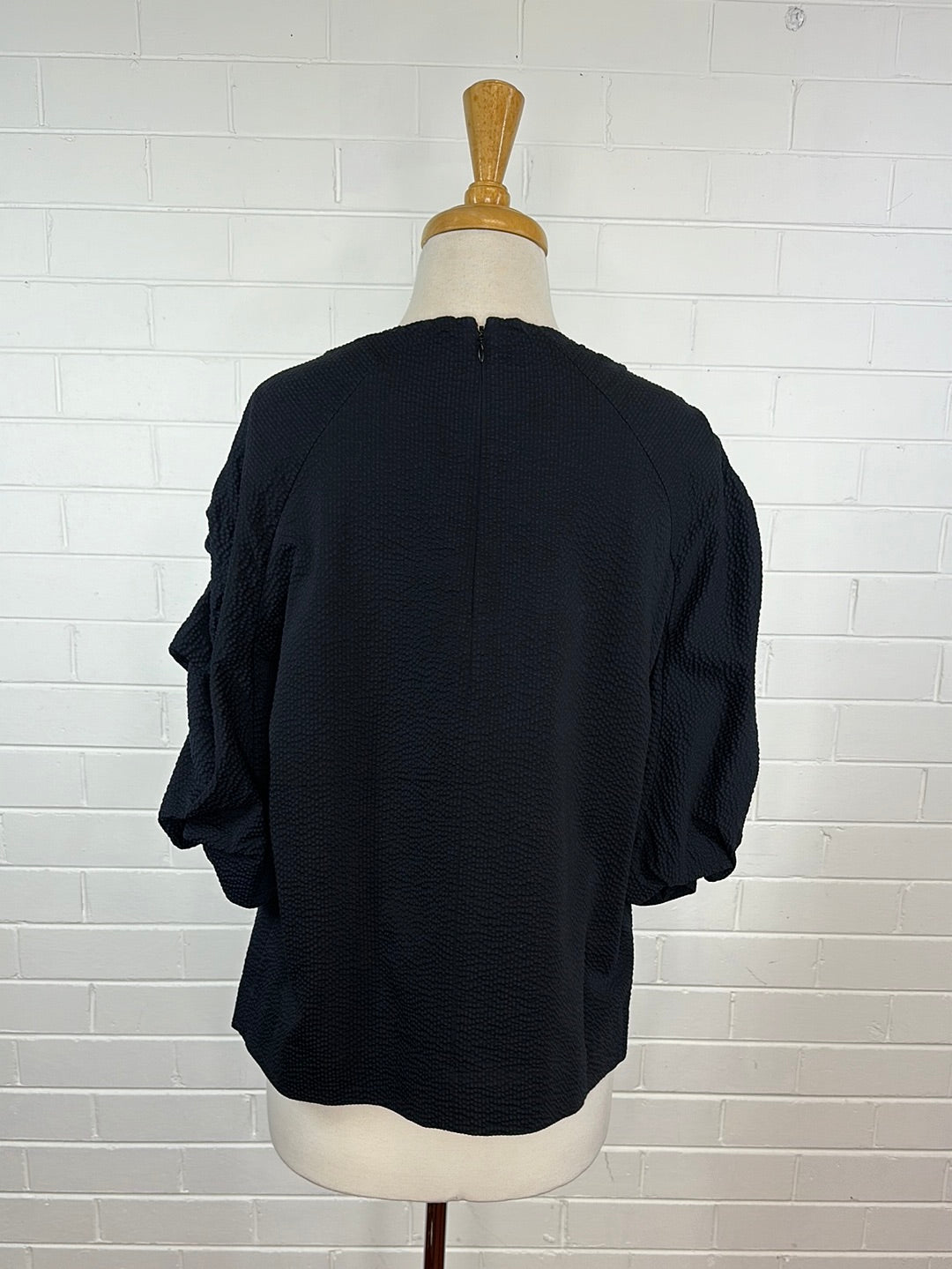 COS | top | size 10 | three quarter sleeve | 100% cotton