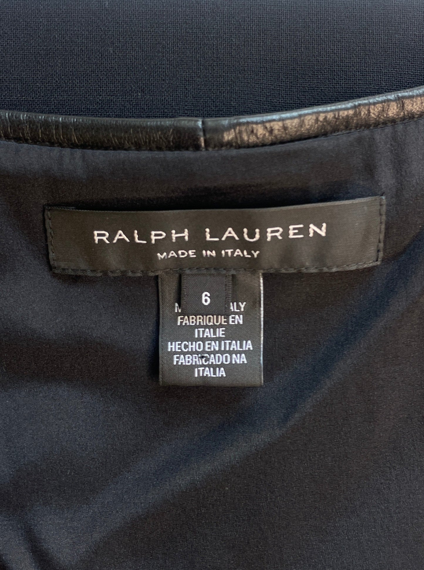 Ralph Lauren | New York | dress | size 10 | knee length | made in Italy