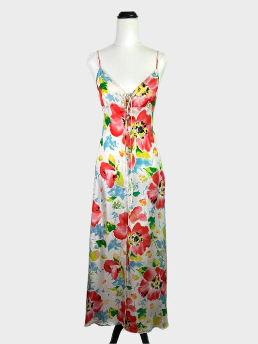 Bare by Rebecca Davies | dress | size 10 | maxi length | 100% silk