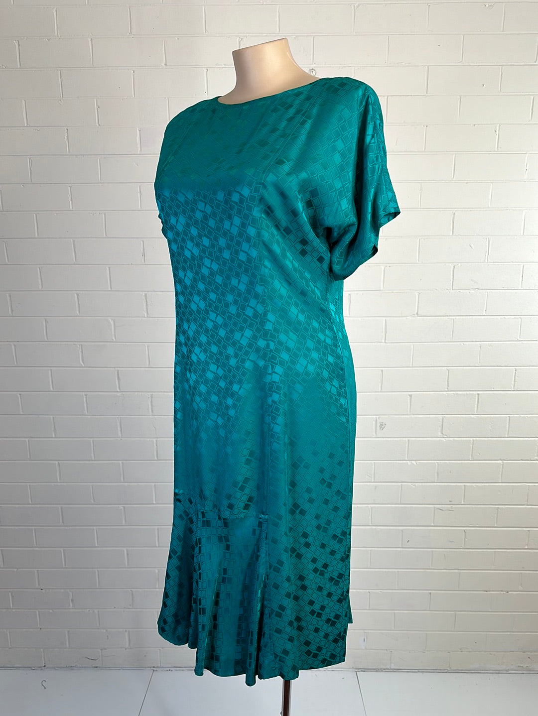 Marguerite's | Hong Kong | vintage 80's | dress | size 16 | maxi length