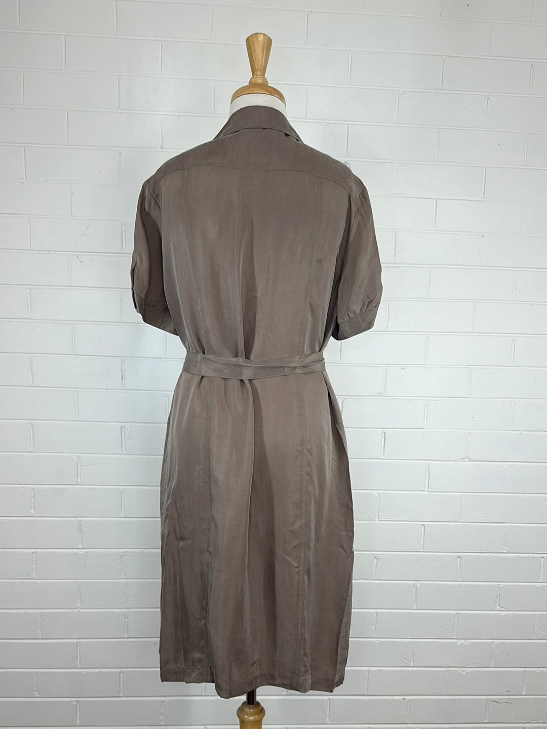 Fletcher Jones | dress | size 14 | midi length | 100% cupro