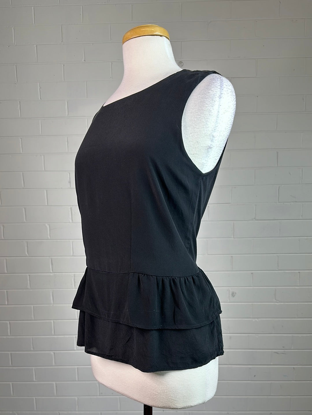 Laura Ashley | UK | top | size 12 | sleeveless | 100% silk