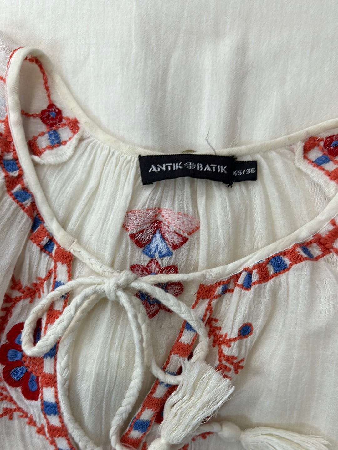 ANTIK BATIK | France | top | size 10 | long sleeve | 100% cotton