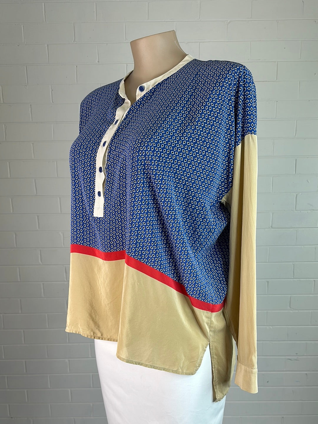 Trenery | shirt | size 18 | long sleeve | 100% silk