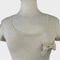 EMPORIO ARMANI | Italy | top | size 10 | cap sleeve | made in Italy