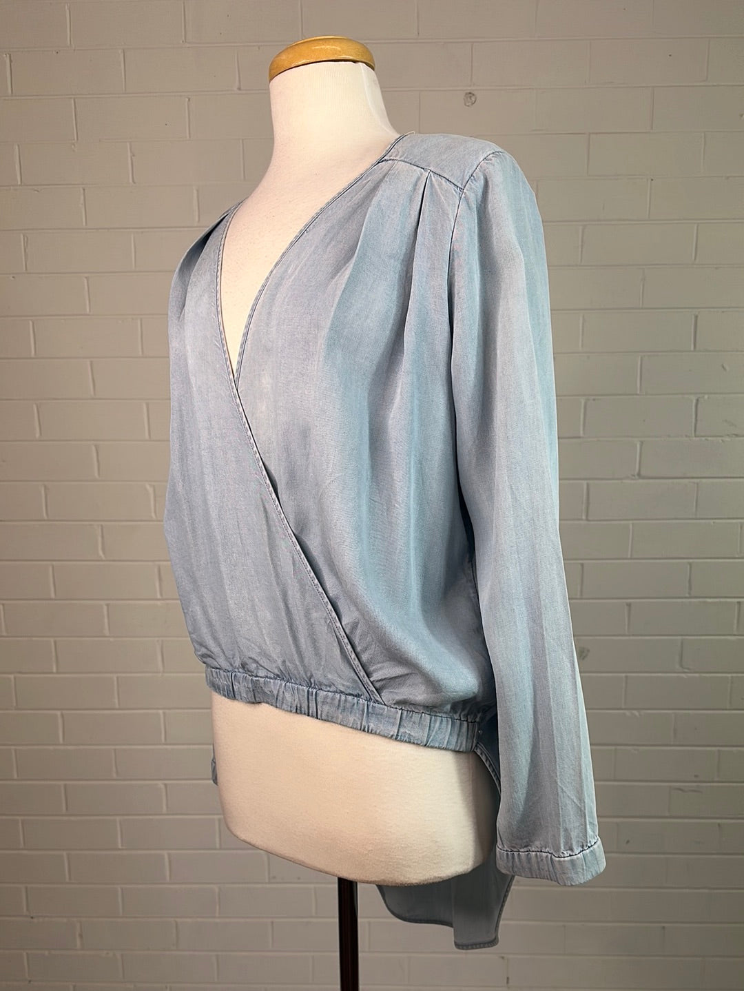 sass & bide | top | size 8 | long sleeve | 100% lyocell