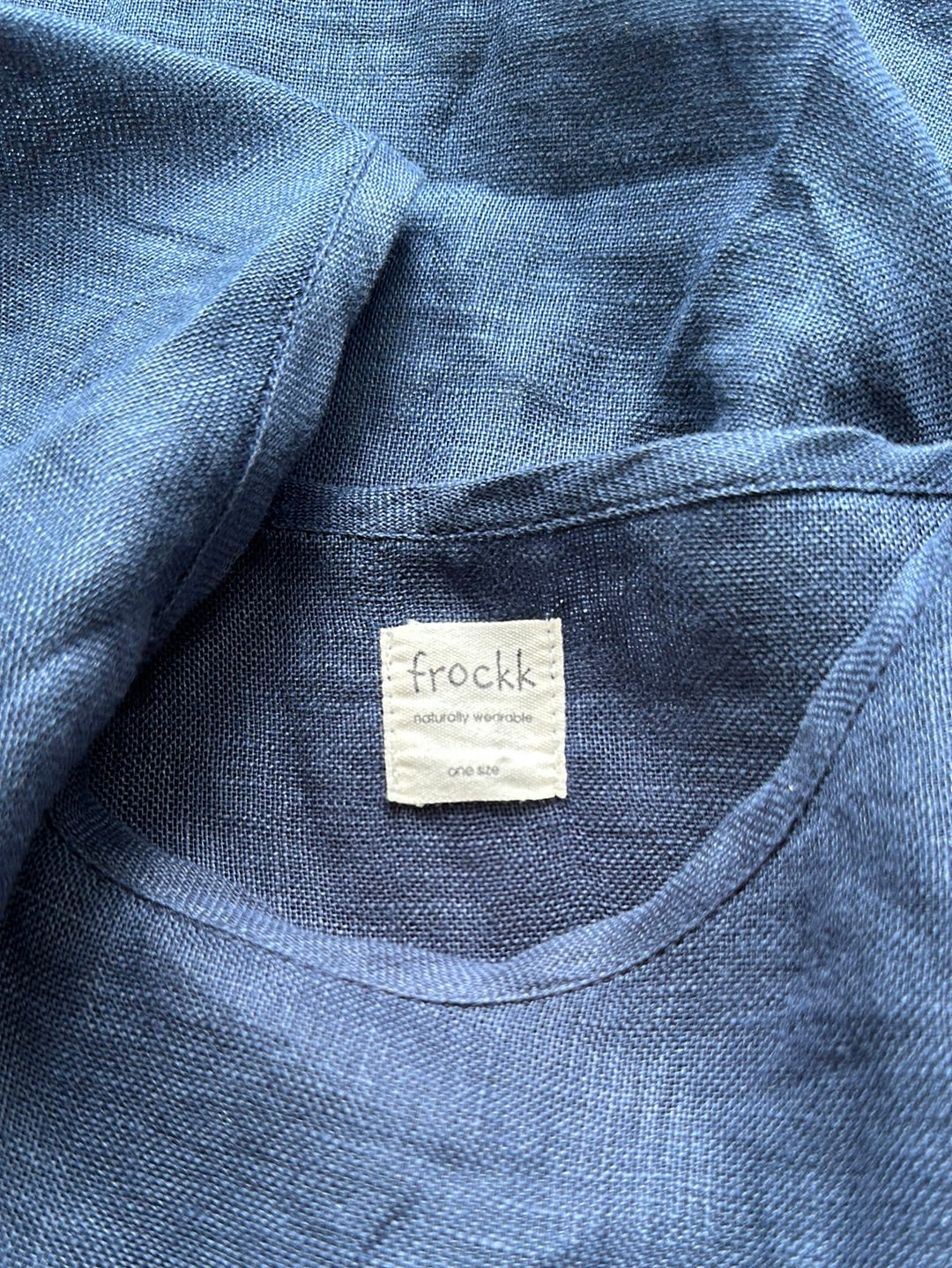 Frockk | top | one size | short sleeve | 100% linen