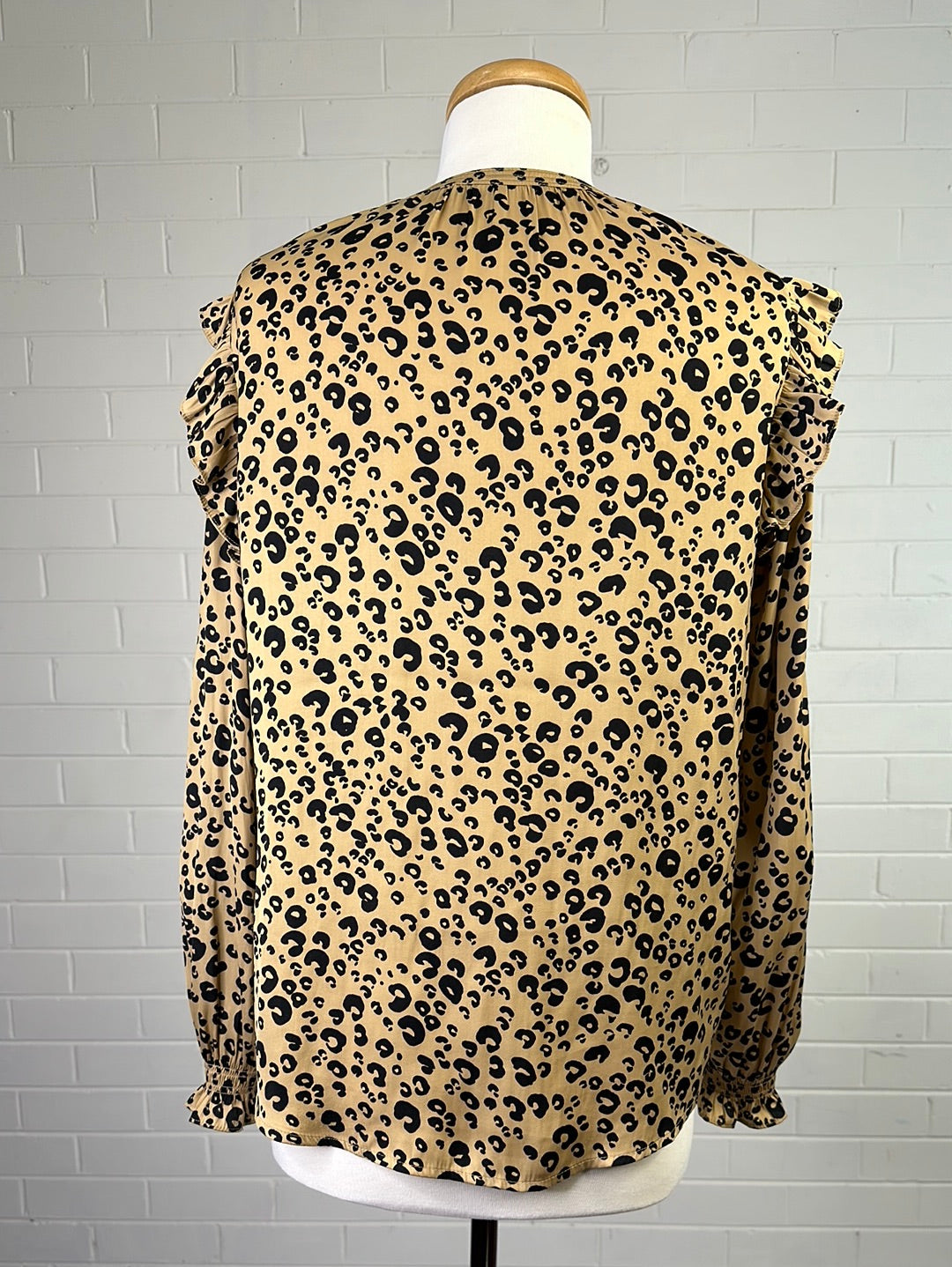 Scotch & Soda - Maison Scotch | Amsterdam | top | size 8 | long sleeve | 100% cupro