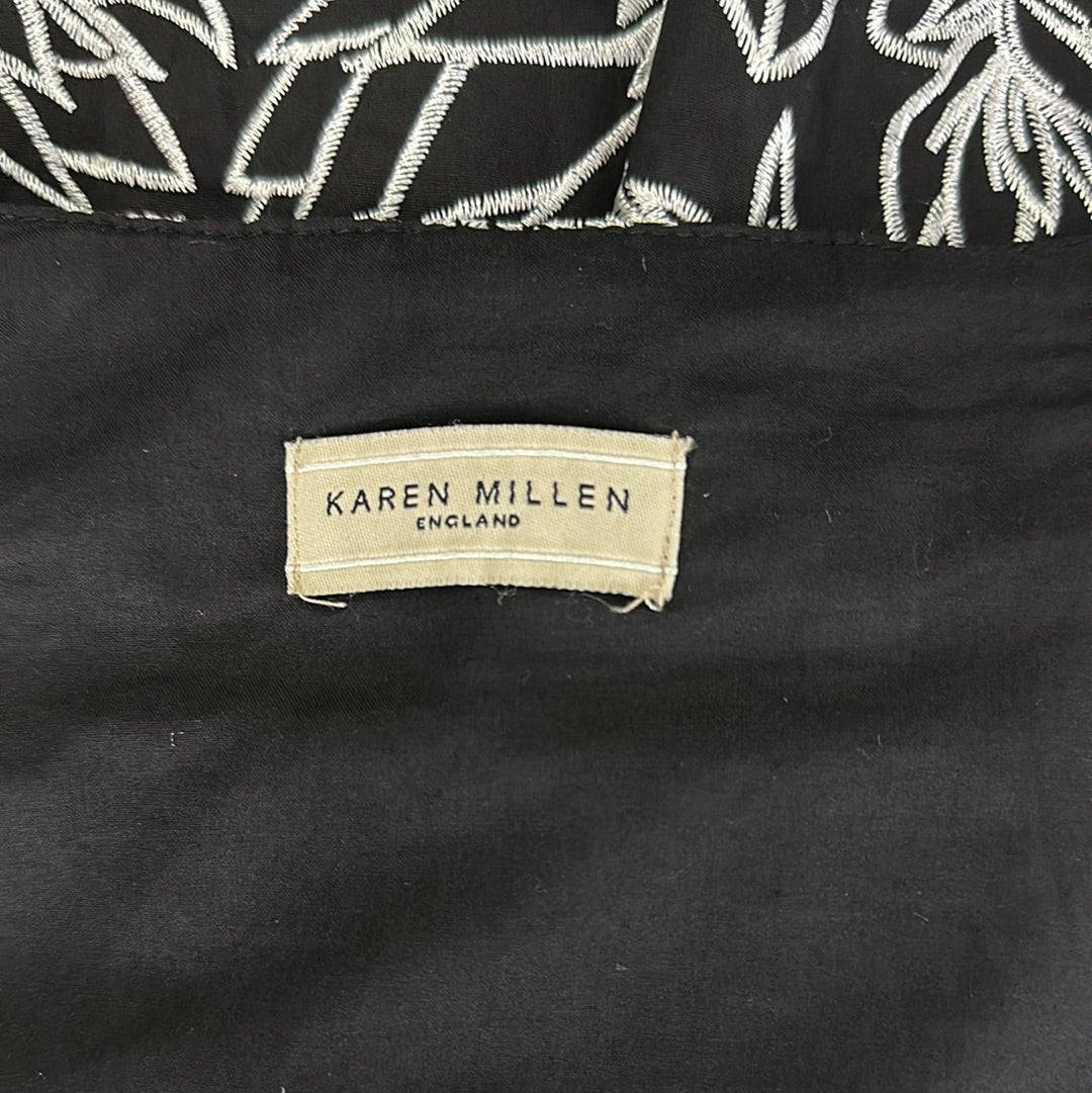 Karen Millen | UK | dress | size 8 | knee length | 100% cotton