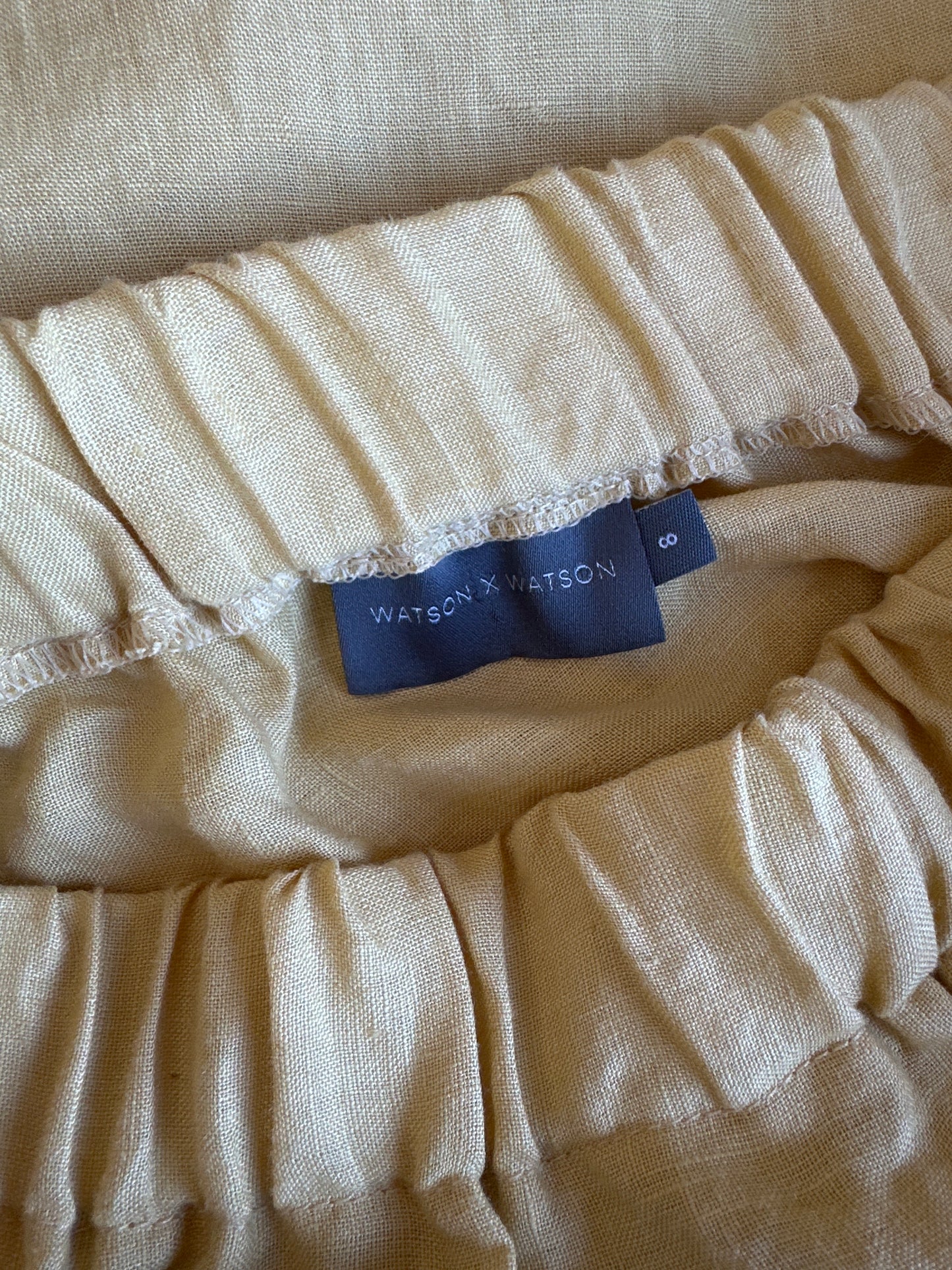 Watson X Watson | dress | size 8 | maxi length | 100% linen