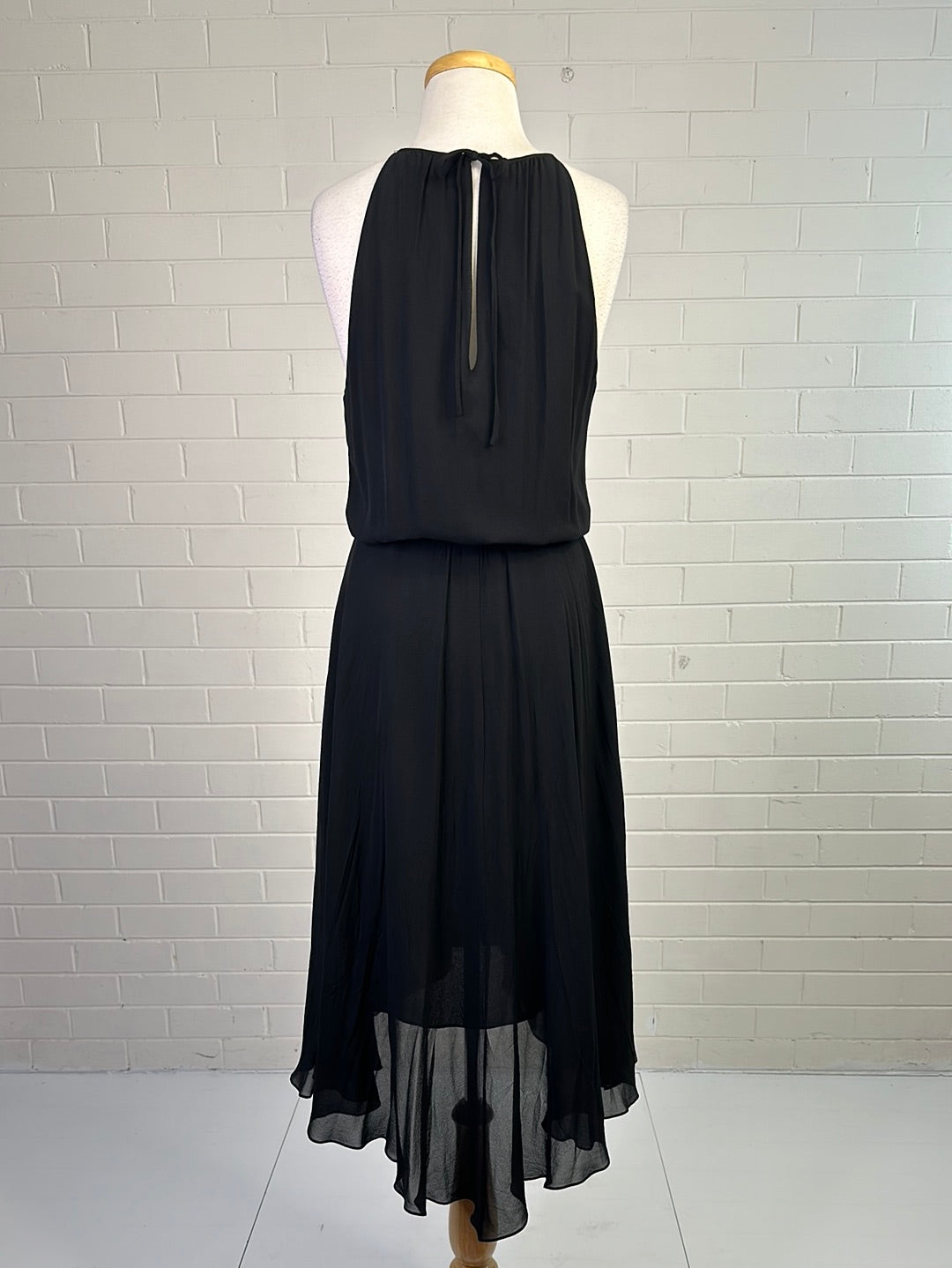 Parker | New York | dress | size 8 | midi length | 100% silk