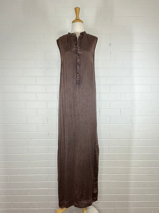 bassike | dress | size 14 | maxi length | 100% silk