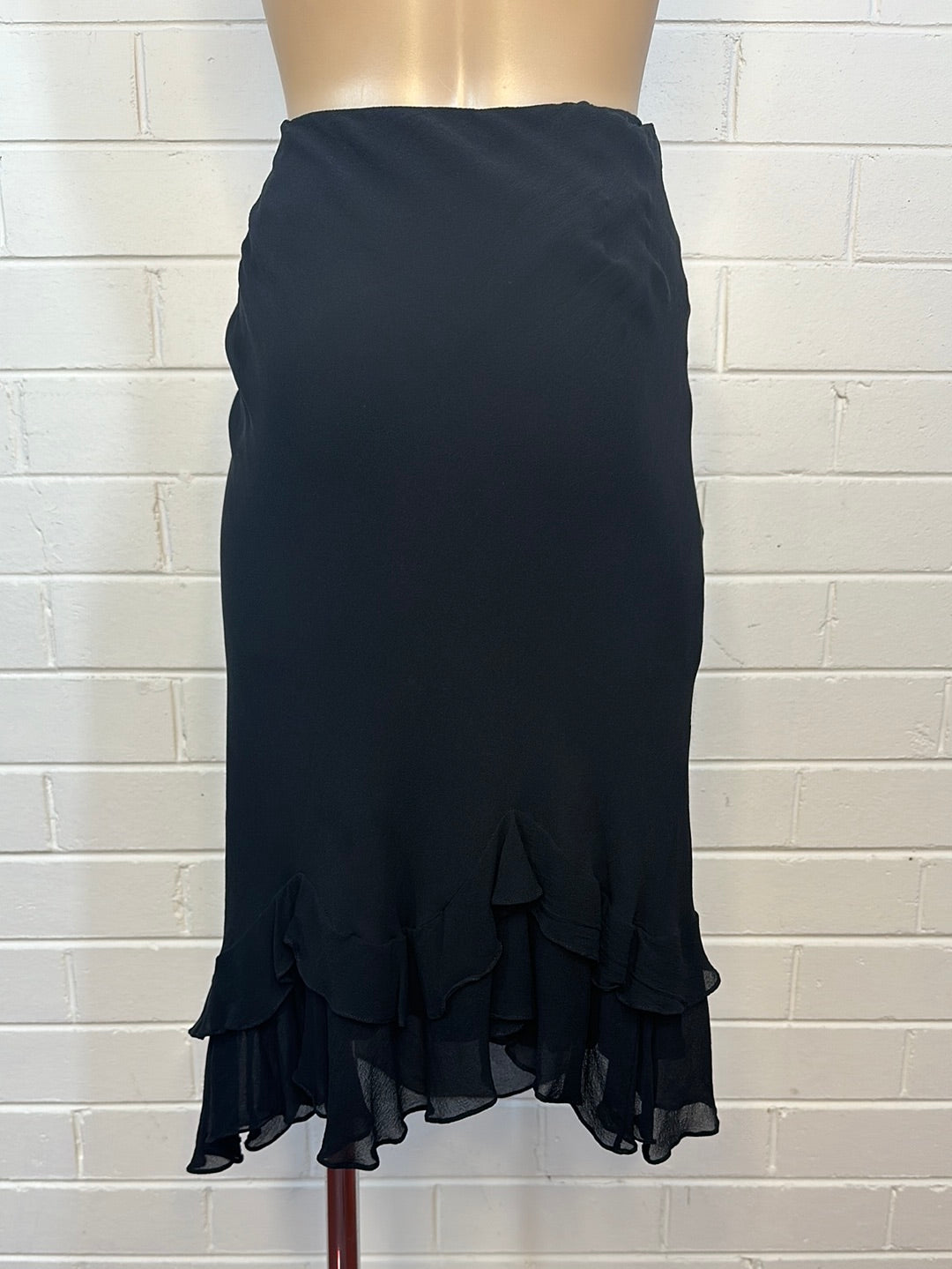 Collette Dinnigan | skirt | size 10 | knee length | 100% silk