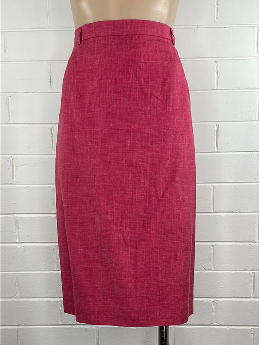 Escada | Munich | skirt | size 10 | knee length | silk linen blend