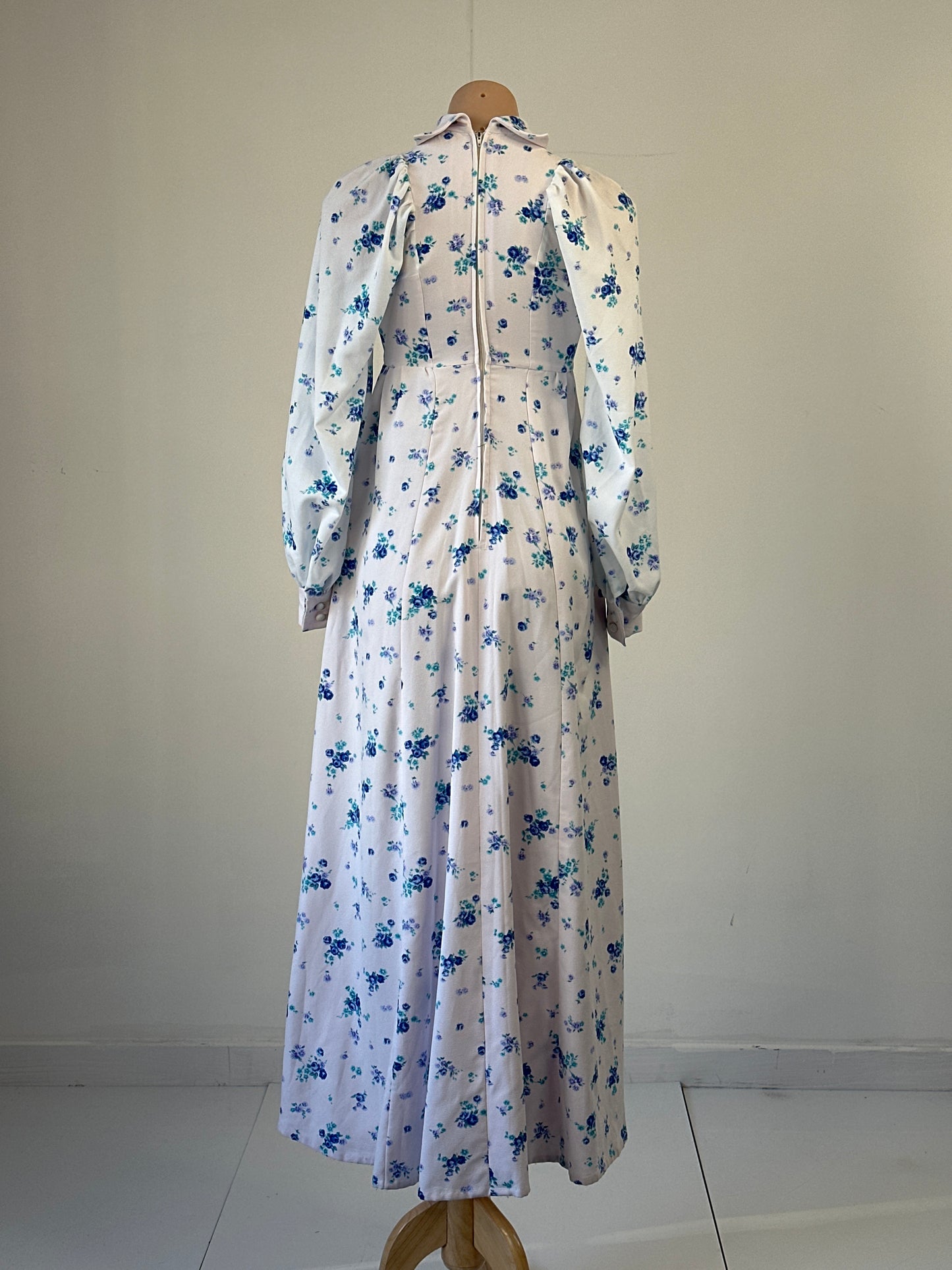 No label - home sewn | vintage 70's | dress | size 6 | maxi length