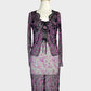 Alannah Hill | dress & jacket set | size 8 | midi length
