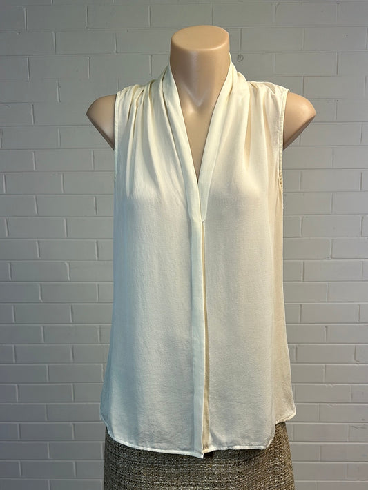 SABA | top | size 8 | sleeveless | 100% silk