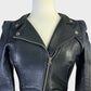 Museum | England | vintage 80's | jacket | size 6 | zip front | leather