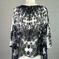 Ted Baker | London | top | size 8 | three quarter sleeve