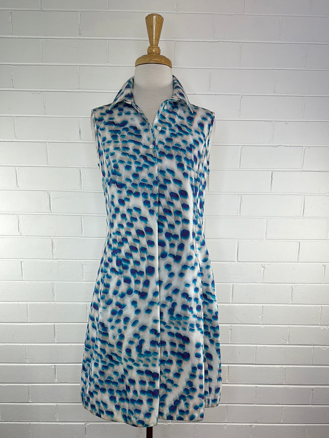 Jil Sander | Milan | dress | size 10 | knee length | 100% cotton | made in Italy