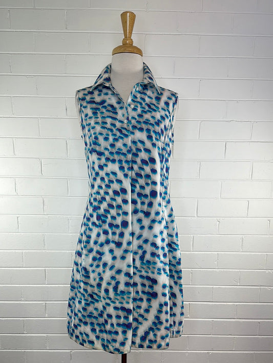 Jil Sander | Milan | dress | size 10 | knee length | 100% cotton | made in Italy