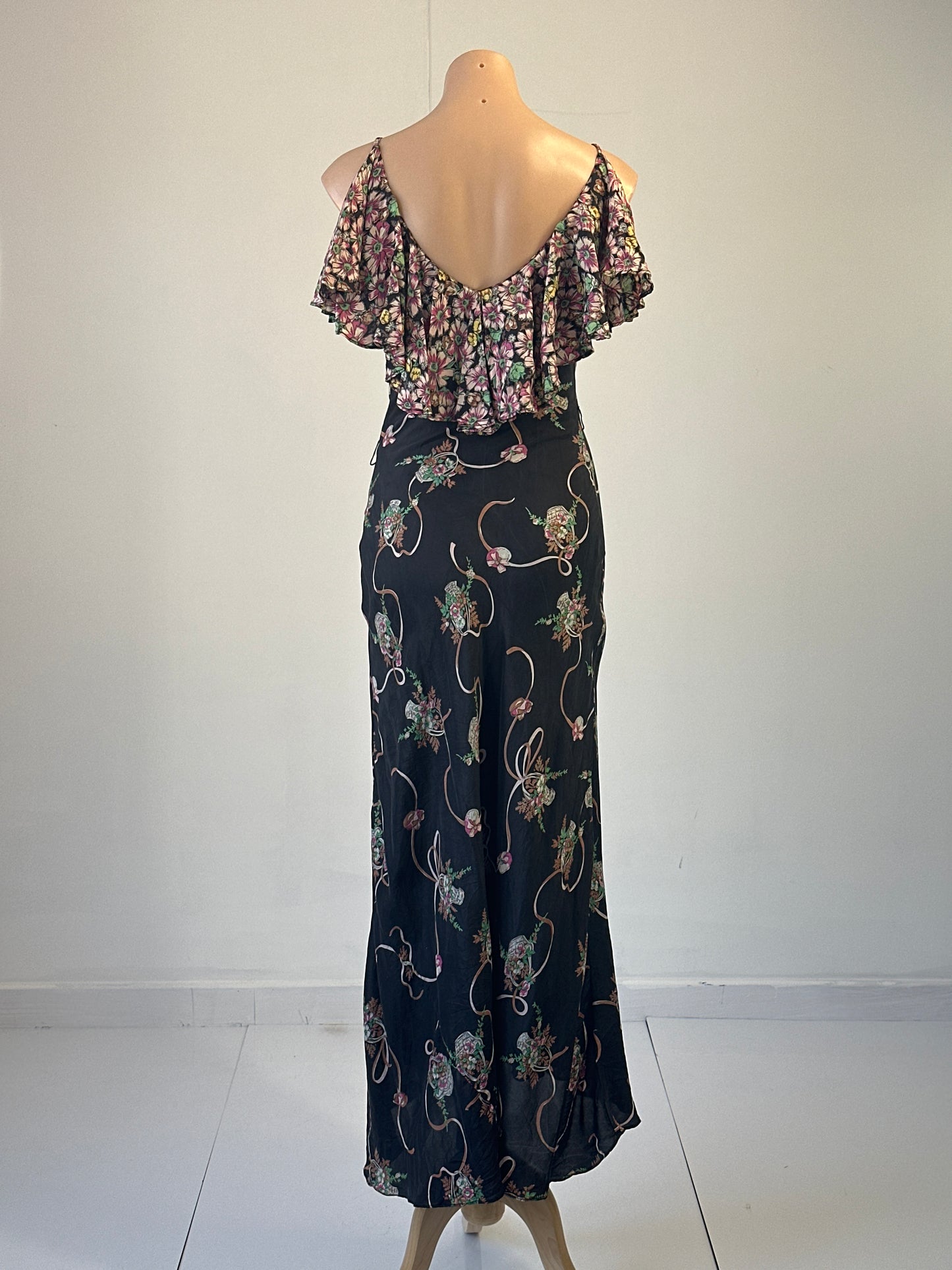 Binny | dress | size 8 | maxi length | 100% silk