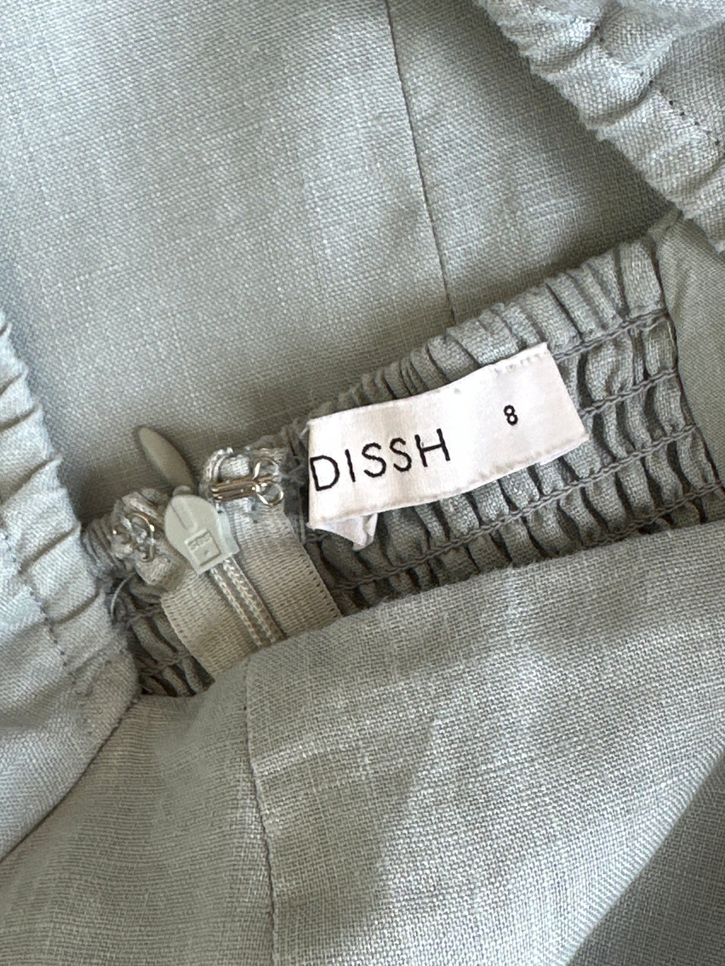 DISSH | dress | size 8 | mini length | 100% linen