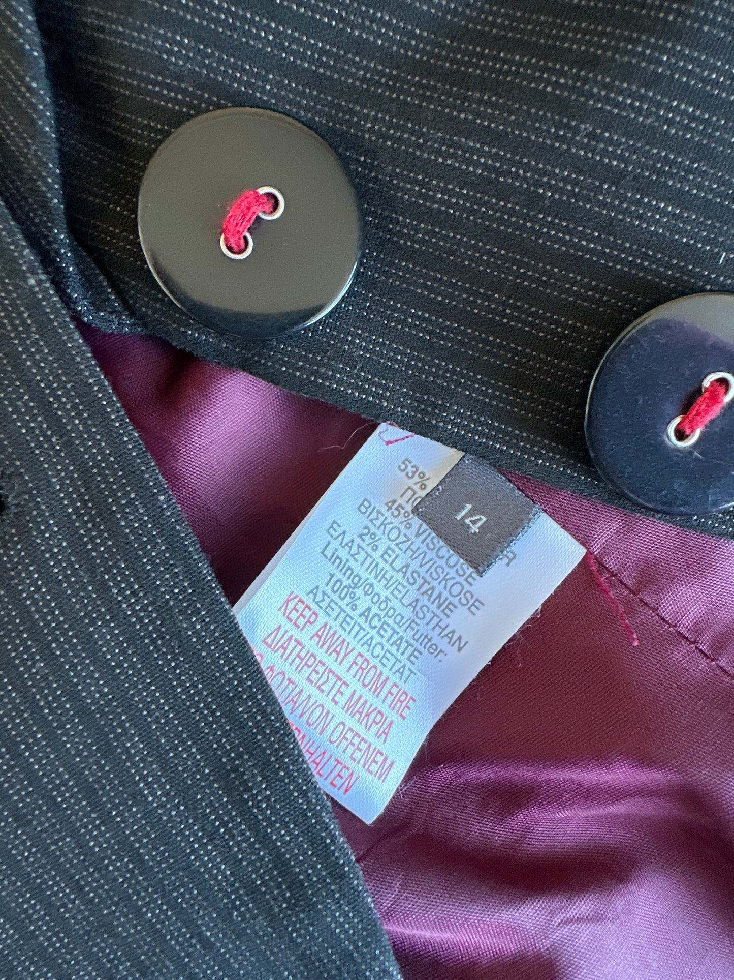 L'Art de River Island | jacket | size 14 | single breasted