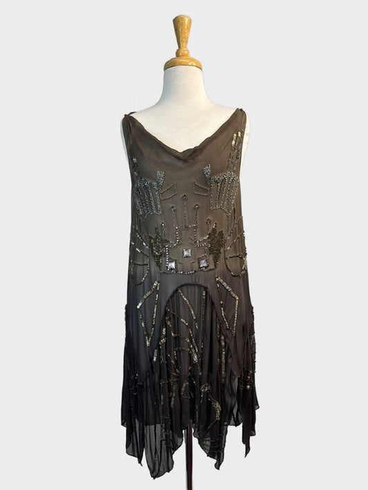 AllSaints | London | dress | size 12 | knee length | 100% silk