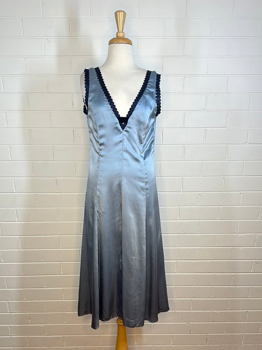 Isabelle Fox | London | dress | size 10 | midi length | 100% silk