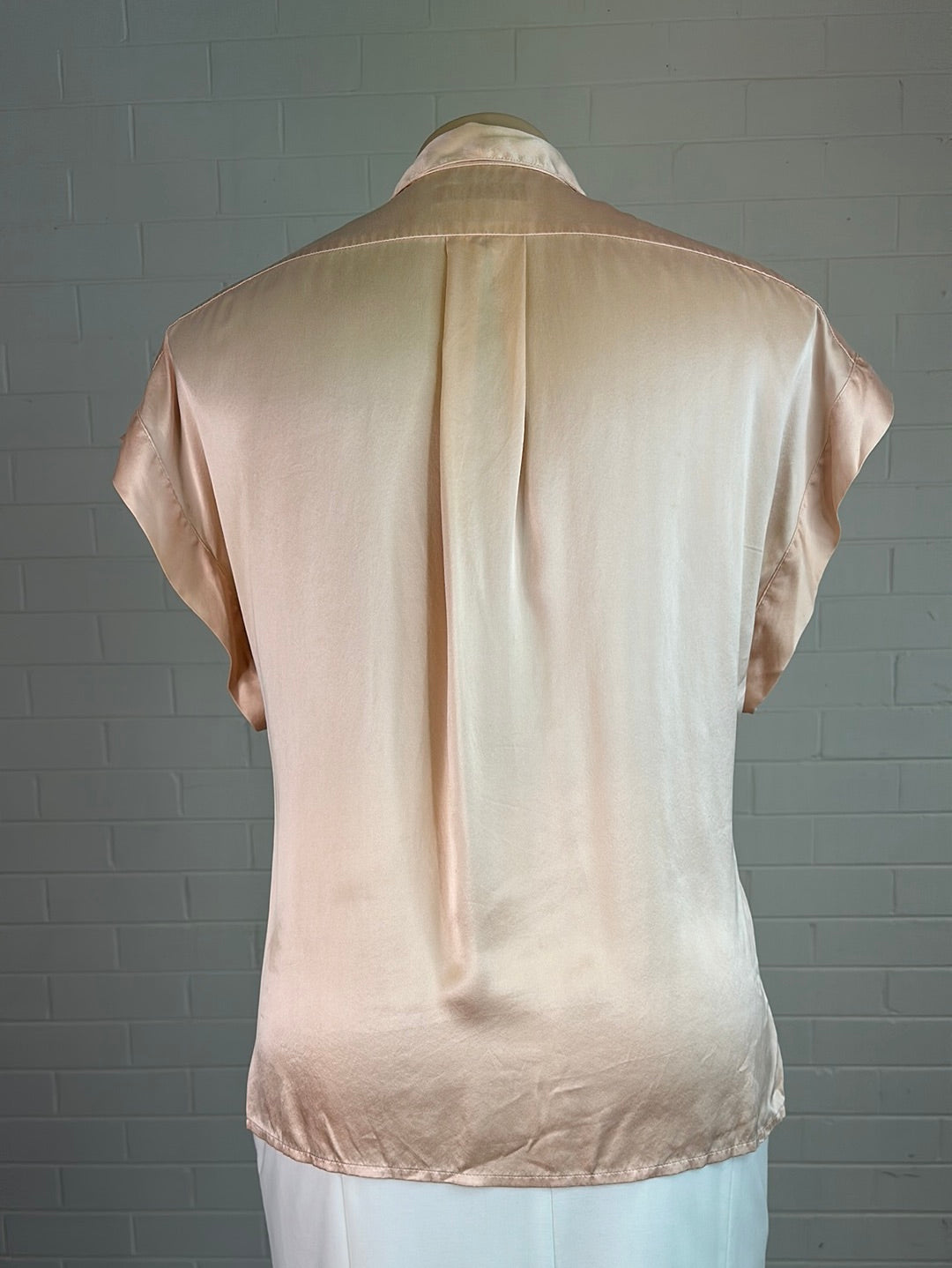 Trenery | top | size 14 | cap sleeve | 100% silk