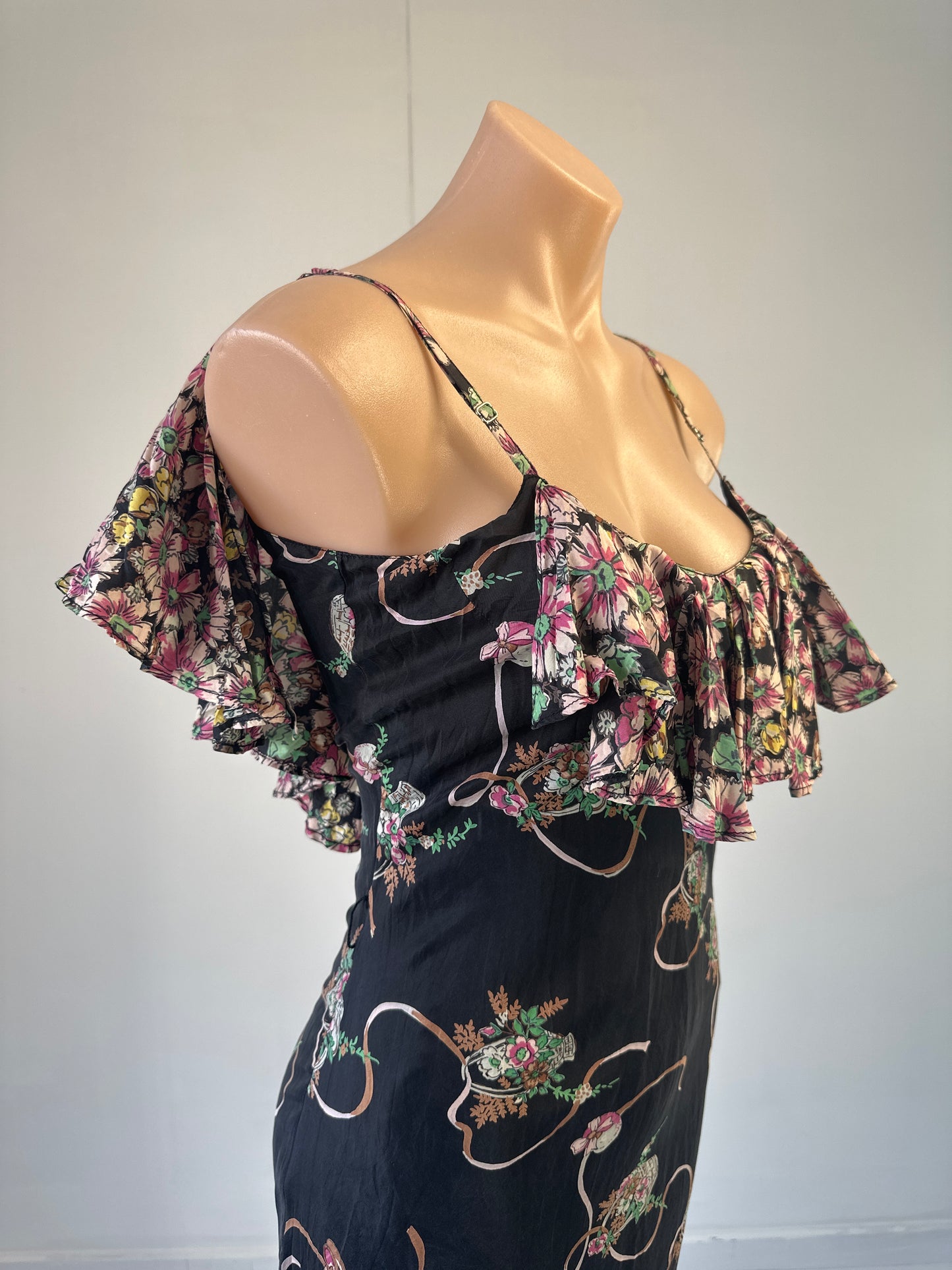 Binny | dress | size 8 | maxi length | 100% silk