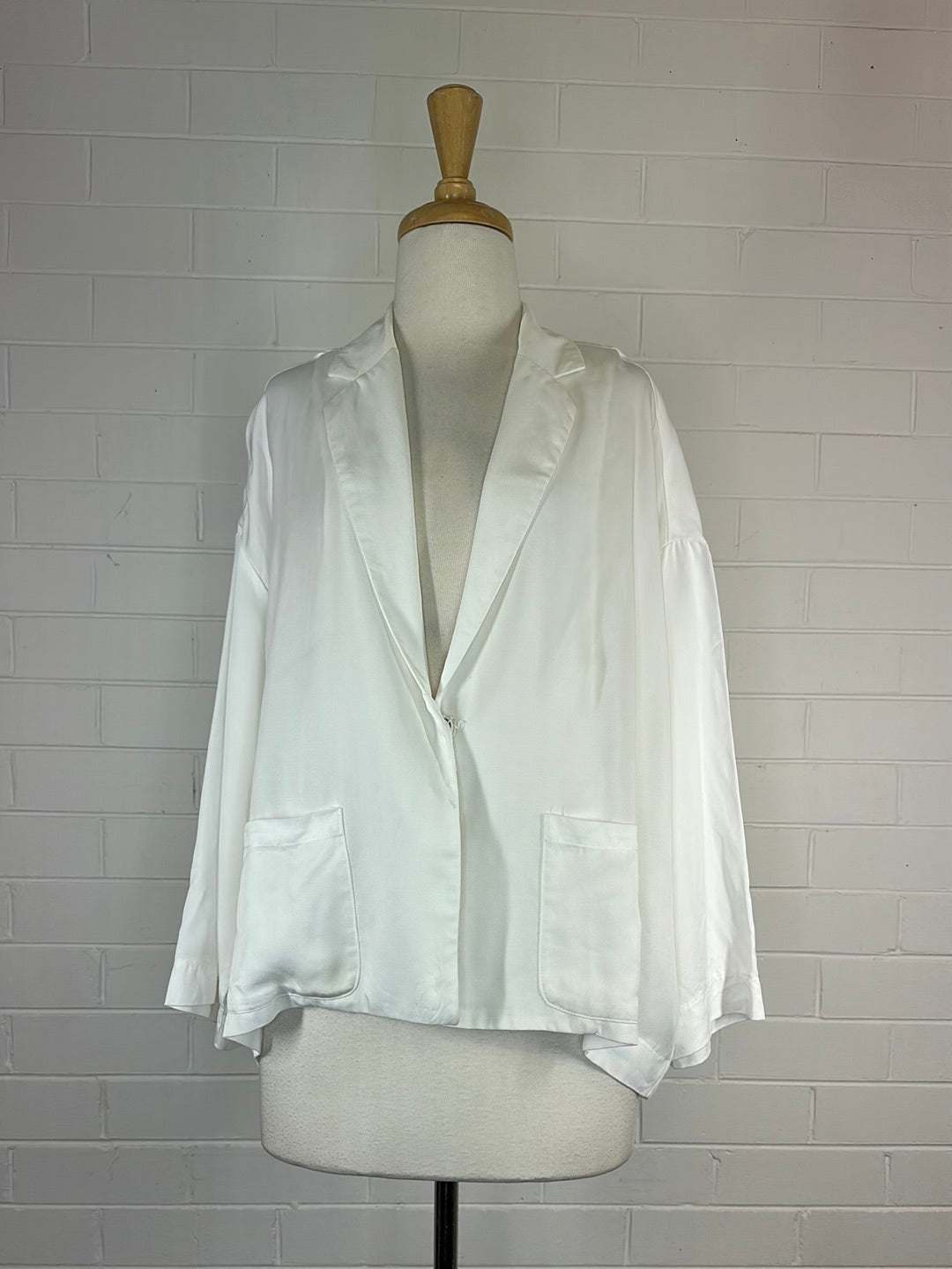 M.A.Dainty | jacket | size 14 | open front | 100% Tencel