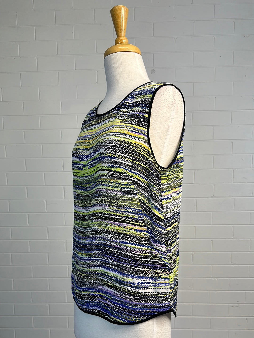 MARCS | top | size 10 | sleeveless | 100% silk