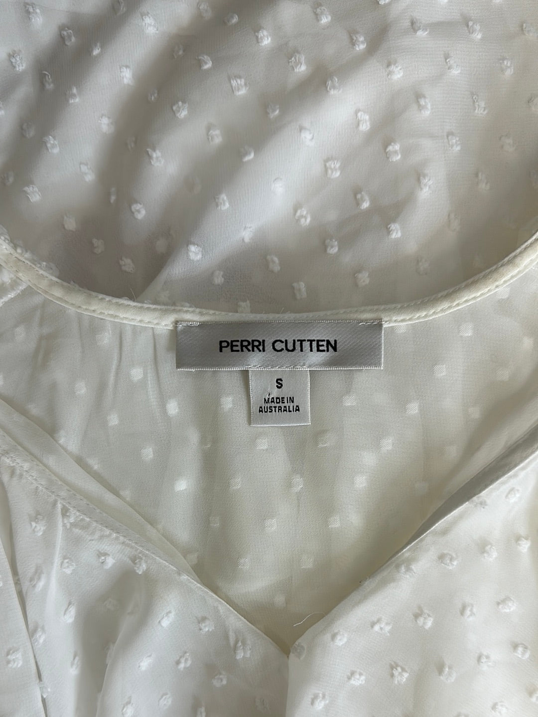 Perri Cutten | top | size 10 | long sleeve | made in Australia 🇦🇺