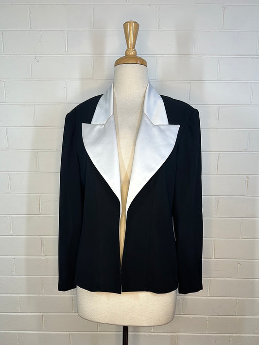 Laura K | Vintage 80's | jacket | size 12 | open front