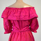 Rodney Clark | vintage 80's | dress | size 12 | midi length | 100% silk